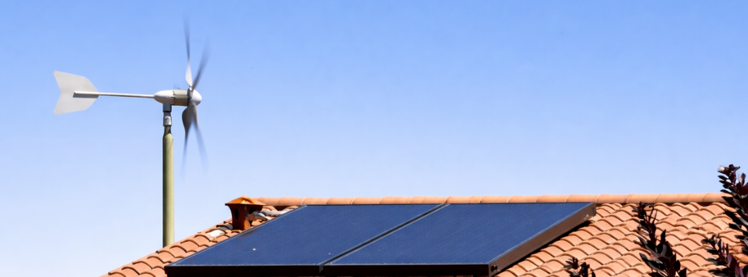 solar + wind hybrid system