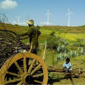 small wind mill for rural farms